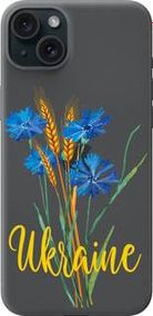 Чохол на iPhone 15 Plus Ukraine v2 із силікону FCh_001078