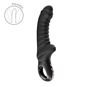 Вибратор для точки G Fun Factory TIGER Black, ребристый, подходит для анальной стимуляции Sex Aura