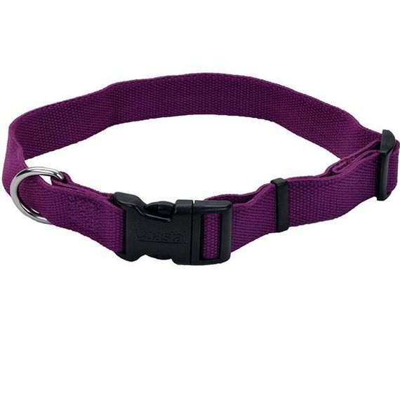 Coastal New Earth Soy Dog Collar костал соевый экоошейник для собак Фіолетовий | L | 2,5 х 46-66 см