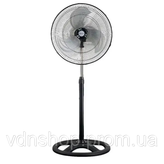 Вентилятор підлоговий Sokany 3 режими швидкості Чорний SK-19043