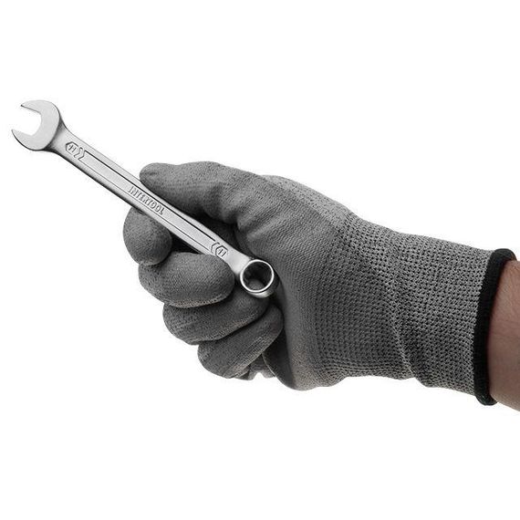 Ключ комбінований 11 мм, STORM, Cr-V, покриття сатин-хром INTERTOOL XT-1011 | Зображення 3