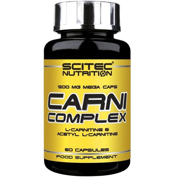 Жироспалювач для спорту Scitec Nutrition Carni Complex 60 Caps