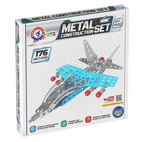 Детский металлический конструктор "Истребитель" 4937TXK 176 деталей