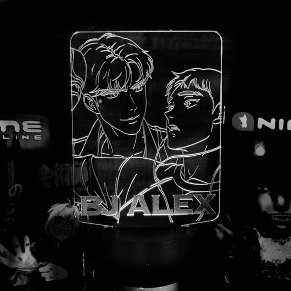 Акриловий світильник-нічник BJ Alex білий tty-n001903