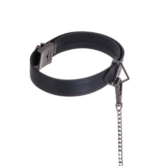 Поводок LOCKINK Tied Collar with Leash Set - Black sexstyle | Зображення 2