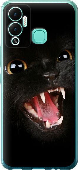 Чехол на Infinix Hot 12 Play Чёрная кошка "932u-2759-17620"