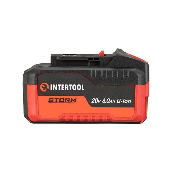 Акумулятор 20 В, літій-іон, 6.0 Ач, індикатор рівня заряду INTERTOOL WT-0342 | Зображення 3