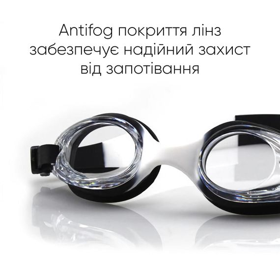 Дитячі окуляри для плавання Renvo Apure JR Anti-fog  Чоний OSFM (1SG100-013) | Зображення 3