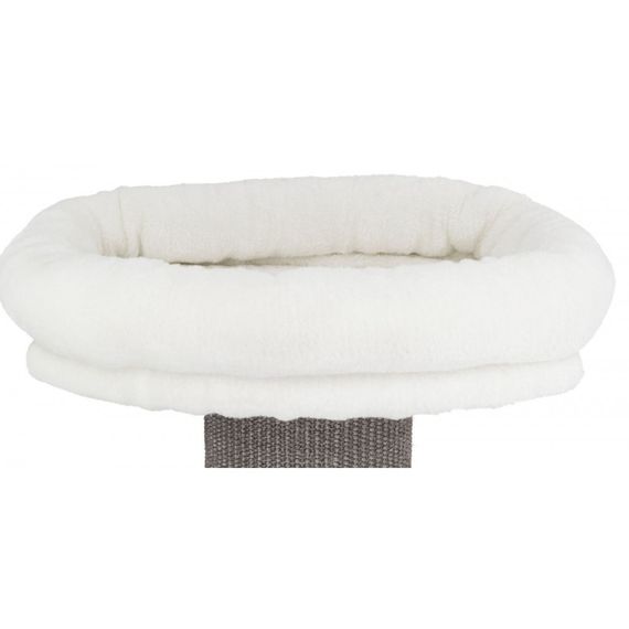 Дряпка Trixie Acadia для котів настінна сизаль/плюш біла/сіра 46х37х160 см | Зображення 1