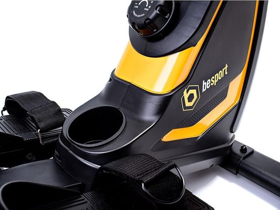 Гребний тренажер Besport BS-6032R SWIMMER магнітний чорно-жовтий | Зображення 5