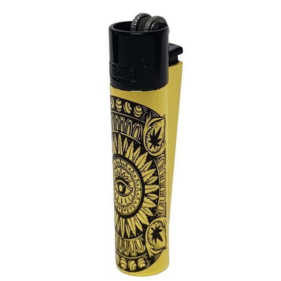 Зажигалка Металлическая В Подарочной Коробке “CLIPPER Weed Mandala Gold” | Зображення 4