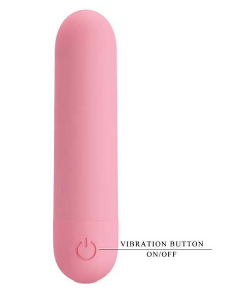 Перезаряджувана вібропуля Pretty Love — Stefan Light pink, BI-300085-3 Sex Aura | Зображення 5