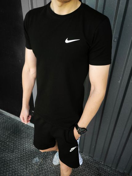 Літній чоловічий комплект Nike футболка + шорти | Зображення 4