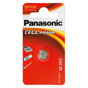 Батарейка Panasonic серебряно-цинковая SR1130(390, V390, D390,SB-AU, SR54) блистер, 1 шт. (SR-1130EL/1B)