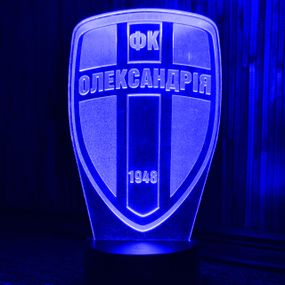 Акриловый светильник-ночник ФК Александрия синий tty-n001577