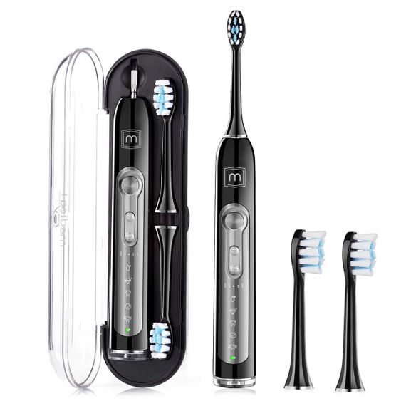 Набір: Ультразвукова зубна щітка Medica+ Probrush 9.0 (Ultasonic) black + white | Зображення 1