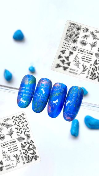 Пластина для стемпінгу Crooz 01 (6 х 6см)