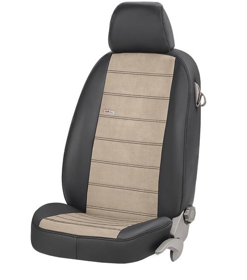 Авточохли екошкіра-2024тканина-2024антара Antara (передні) для Nissan NV400 2010-2024 рр | Зображення 2