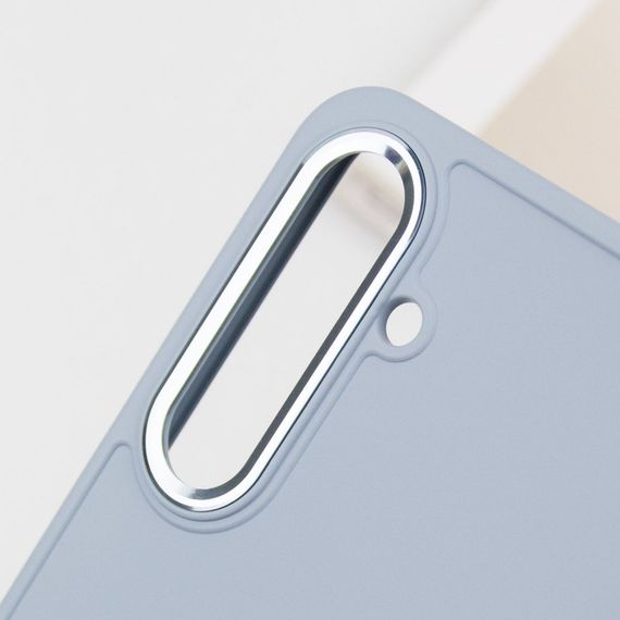 TPU чехол Bonbon Metal Style для Samsung Galaxy S23+ Голубой / Mist blue | Зображення 5