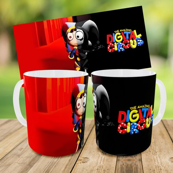 Набір:дитяча сумка-бананка+кружка Цифровий Цирк «Amazing Digital Circus» 32х15см,бананка для хлопчика через плече (01003) | Зображення 2