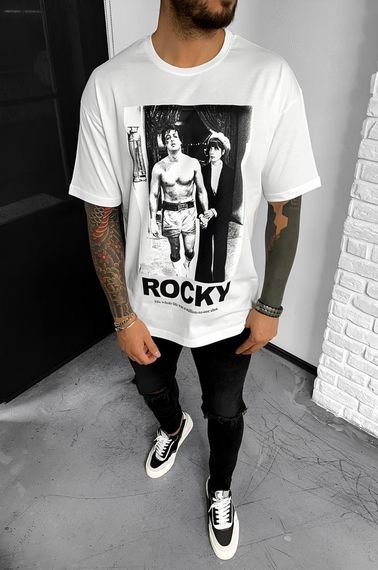 Футболка з ДТФ принтом (оверсайз) | Зображення 1