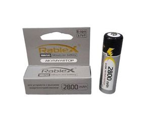Литий-ионный аккумулятор 18650 Rablex 2800 mAh 3.7 V (Li-ion) Original