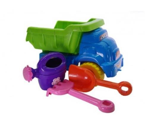 Игровой Набор для песочницы №2 013565 с лейкой Салатово-голубой