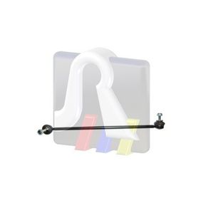 Стойка стабилизатора переднего правая BMW 7 01- (L=425 mm), RTS, 97-09572-1,