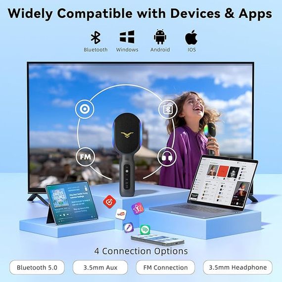 Микрофон SONDTUO SingFree Bluetooth 5,0 | Зображення 2