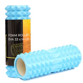 Масажний ролик Cornix EVA 33 x 14 см (валик, ролер) XR-0331 Sky Blue