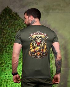Тактична потоотвідна футболка Mexico oliva ПП7706