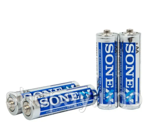 Батарейки солевые SONEX AA R6 пальчиковые, 4 шт в комплекте