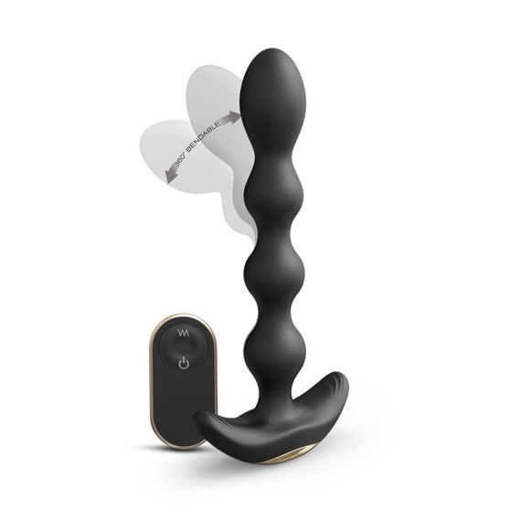 Анальный вибратор-бусы Dorcel FLEXI BALLS, гибкий ствол, пульт ДУ Sex Aura