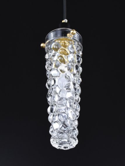 Люстра підвісна на 1 лампочку 26709 Латунь 35-200х10х10 см. | Зображення 4