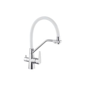 Змішувач для кухні Kroner KRM Edelstahl Klassisch - ESG03817WHI (CV027938)