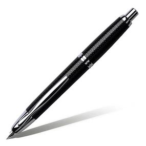 Перьевая ручка PILOT Capless Автоматическая С акцентами из родия Splash Black, среднее (M)