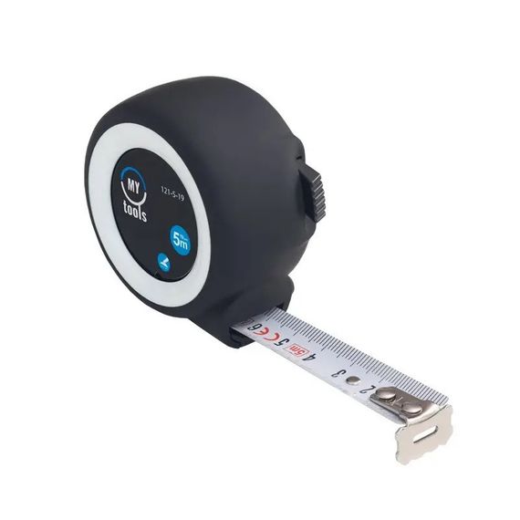 Рулетка измерительная MyTools Black Edition 5м х 19мм (121-5-19) | Зображення 1