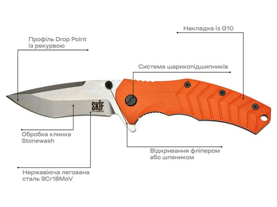 Ніж Skif Griffin II SW Orange | Зображення 6