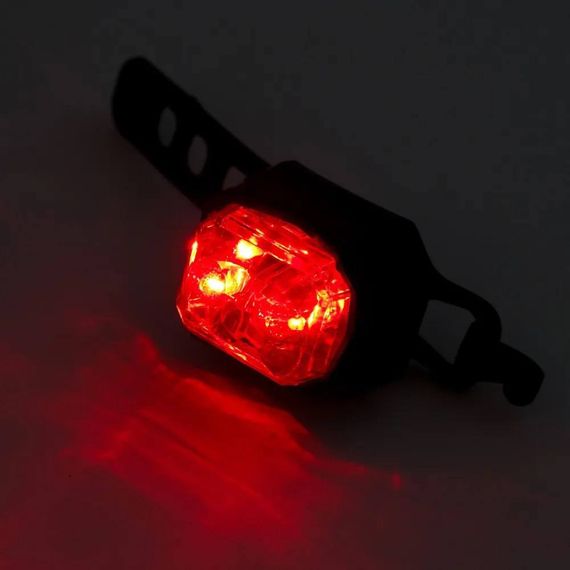 Велоліхтар AQ-009 3LED (red) на батарейках | Зображення 3