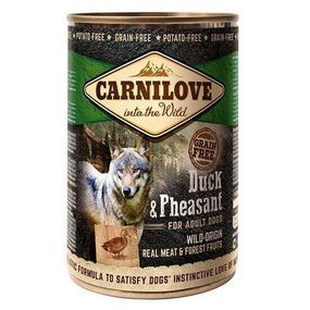 Вологий корм для собак Carnilove Duck & Pheasant 400 г (качка та фазан)