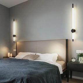 Бра LED 27027 Чорний 9х6х80 см.