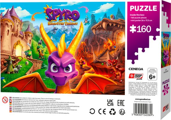 Пазл GoodLoot Spyro Reignited Trilogy Puzzles 160 ел. (5908305240389) | Зображення 2