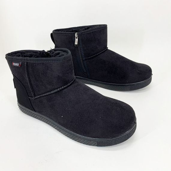 Уггі жіночі низькі утеплені 37р 24см Угі для дому, Бурки на хутрі, Хутрові бурки для дому | Зображення 6