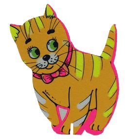 Фетровая сувенирная фигурка на подставке "Котик" 180199