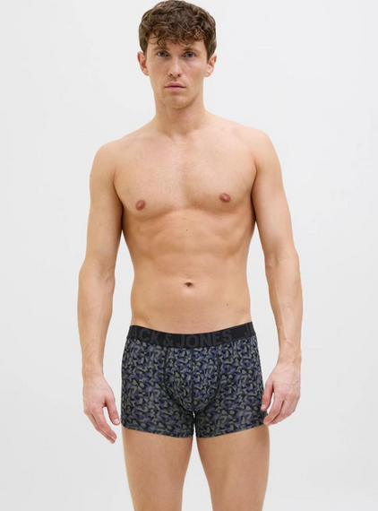 Набір чоловічих трусів боксерів Jack & Jones ADDITIONAL 3 шт в наборі | Зображення 3