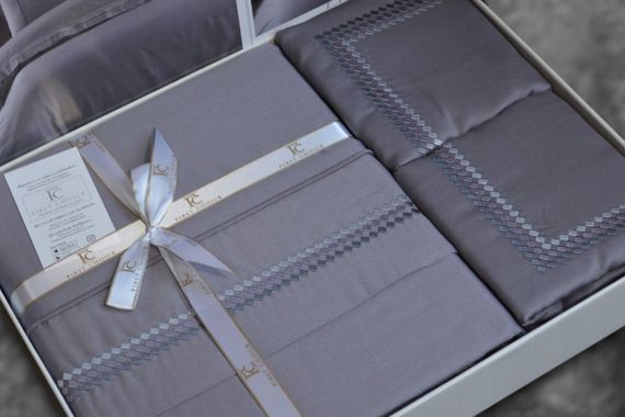 Постільна білизна First Choice V. I. P Satin Moonlight 200 х 220 см Gomez Quicksilver | Зображення 3