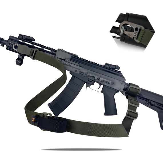 Ремінь збройовий одно/двоточковий з додатковим кріпленням RAGNAROK "TYR" carbine олива