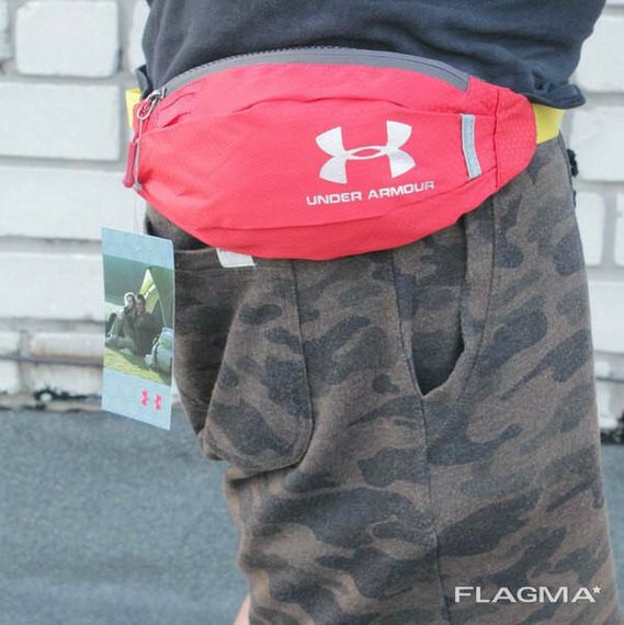 Поясная сумка Under Armour (красная) сумка на пояс | Зображення 4