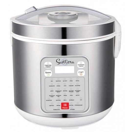 Мультиварка для дому якісна мультиварка Suntera AS-1020 1000 Вт, Багатофункціональна пароварка LT-58 | Зображення 1