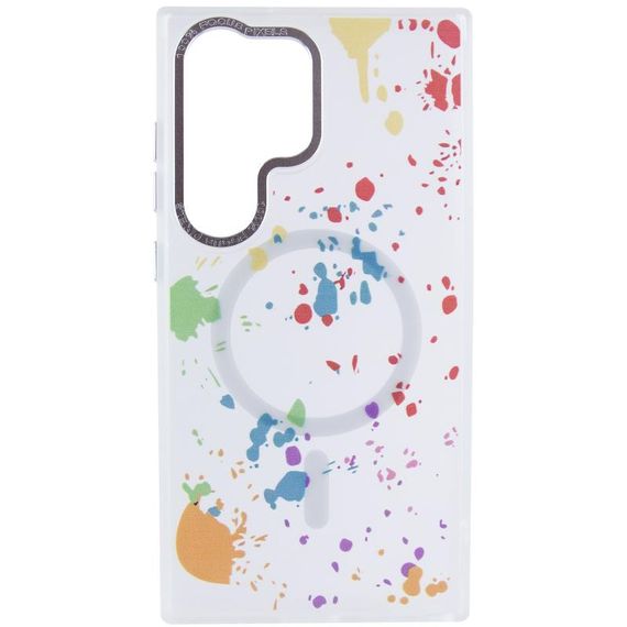 Чохол TPU+PC Flush with Magnetic Fit для Samsung Galaxy S25 Ultra White | Зображення 1